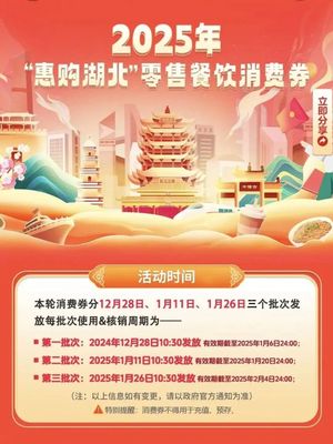 新一輪日用百貨消費券即將發放，定好鬧鐘準備搶購！